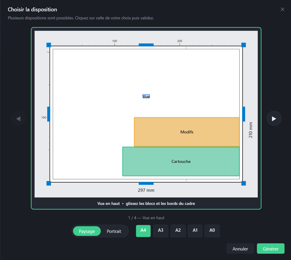 Générateur automatique de planches de présentation AutoCAD