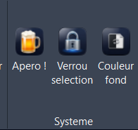 Le panneau <strong>System</strong>.